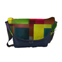 pattern commuter bag