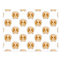 Pattern of Guinea Pigs. Post Card