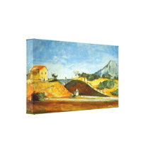 Paul Cezanne - Railway Cutting Stretched Canvas Prints