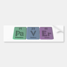 Paver-Pa-V-Er-Protactinium-Vanadium-Erbium.png Bumper Stickers