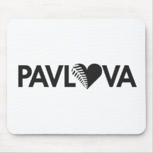 Pavlova Fern Heart Mouse Pads
