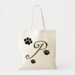 Paw Print Monogram Bag