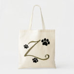 Paw Print Monogram Bag