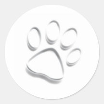 Paw Prints Stickers
