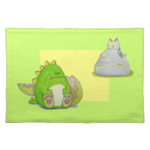 Paws Here "Paul and Cat" Placemats