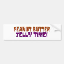 Pbj Time Bumper Sticker