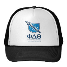 PDT - Stacked Become the Greatest Blue 1 Trucker Hats