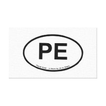 PE PLANET EARTH - CANVAS STRETCHED CANVAS PRINT