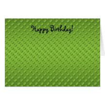 Pea green polka dots on green greeting cards
