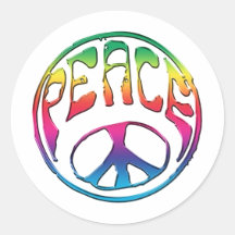 Peace-01 Round Stickers