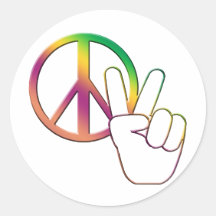 Peace-02 Stickers