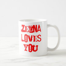 Peace_and_Love, ZEINA LOVES YOU Mug