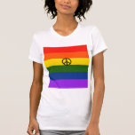 peace blue flag tee shirts