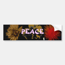 PEACE BUMPER STICKER