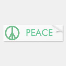 peace bumper sticker