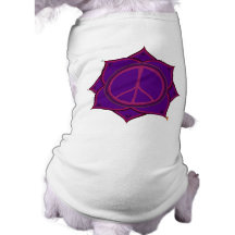 Peace Chakra Pet T Pet Shirt
