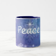 PEACE COFFEE MUG
