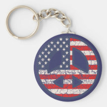 Peace-Flag-dist Keychains
