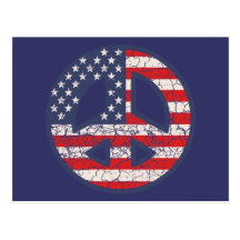 Peace-Flag-dist Post Cards