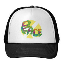 Peace - flower design trucker hats