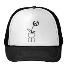 Peace Flower from War Bombs Mesh Hats