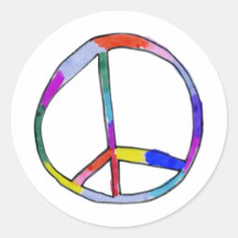 Peace for all sticker
