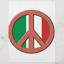 Peace for Italy Flyer