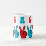 Peace Hands Coffee Mugs