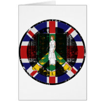 Peace In British Virgin Islands Greeting Card