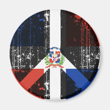 Peace In Dominican Republic Refrigerator Magnets