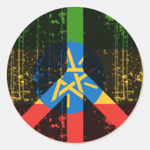 Peace In Ethiopia Stickers
