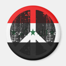 Peace In Iraq Fridge Magnet