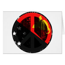 Peace In Papua New Guinea Greeting Cards