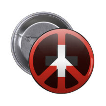 Peace in Switzerland Pinback Button