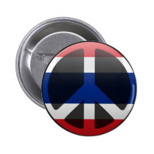 Peace in Thailand Pinback Buttons