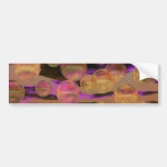 Peace in the Storm – Violet and Amber Tranquillity Bumper Stickers