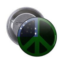 Peace in Vermont Republic Pinback Buttons