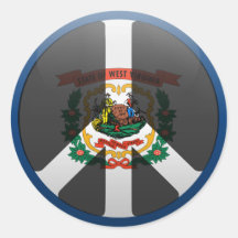 Peace in West Virginia Sticker