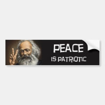 peace is patriotic bumper stickers