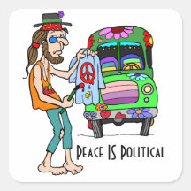 Peace IS Political  Sticker