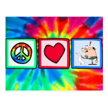 Peace, Love, Accountants Post Card