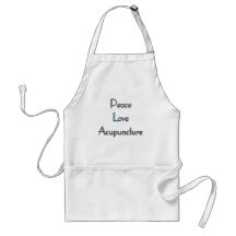 Peace, Love, Acupuncture Aprons