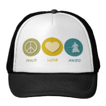 Peace Love Aikido Mesh Hats