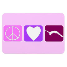 Peace Love and Tumble Magnets