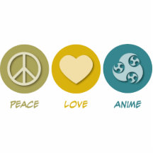 Peace Love Anime Cut Outs