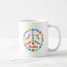 Peace Love Brothers Mugs