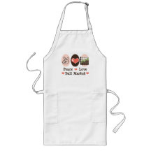 Peace Love Bull Market Apron