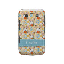 Peace Love Bunnies Blackberry Bold Case Cover