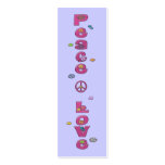 peace & love business cards