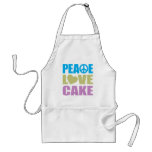 Peace Love Cake Apron